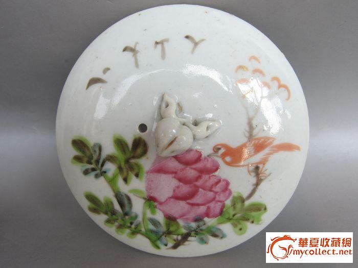 晚清少山氏作浅花鸟壶(官窖内造底款)_晚清少