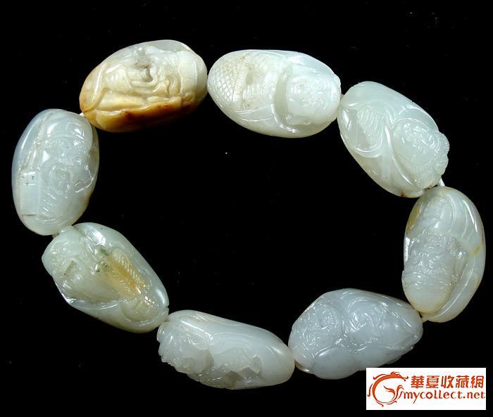 三串双彩虹眼黑耀石手链_三串双彩虹眼黑耀石