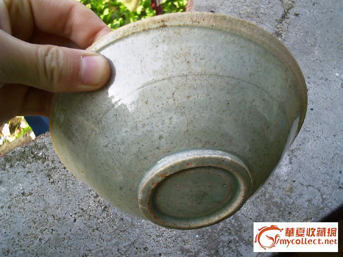 南宋白舍窑影青芒口斗笠碗_南宋白舍窑影青芒