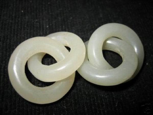 和田玉连环一对_和田玉连环一对价格_和田玉连环一对图片_来自藏友雅轩居士_玉器_地摊交易_华夏收藏网 cang.com