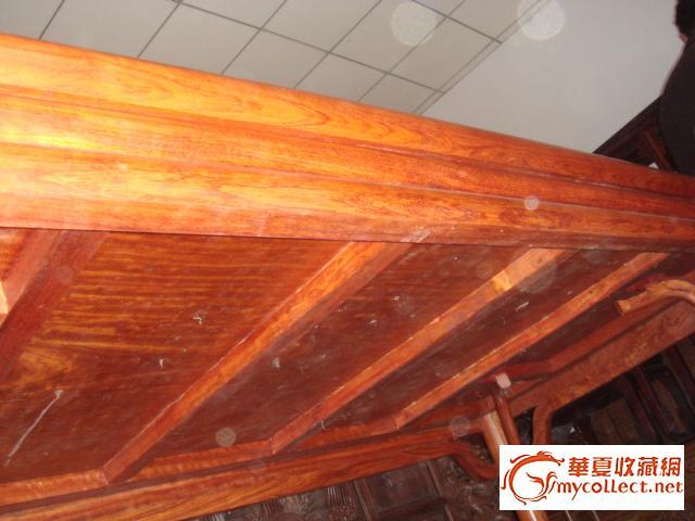黄花花梨木画案酷似兰州家具花纹一流_巴西巴西舍梨木如图片