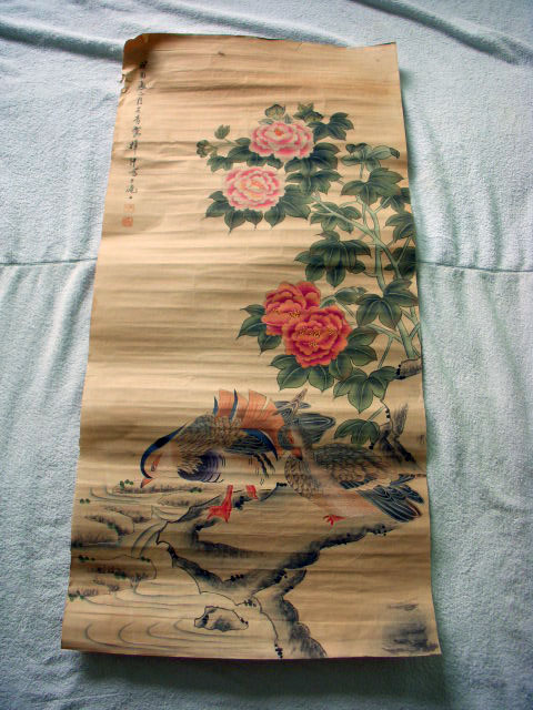花鸟牡丹鸳鸯