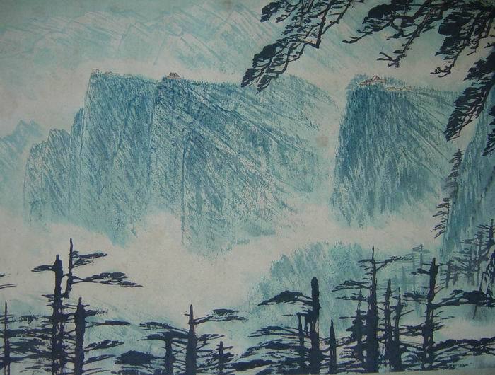 四川著名画家晚年精品:娥眉山水