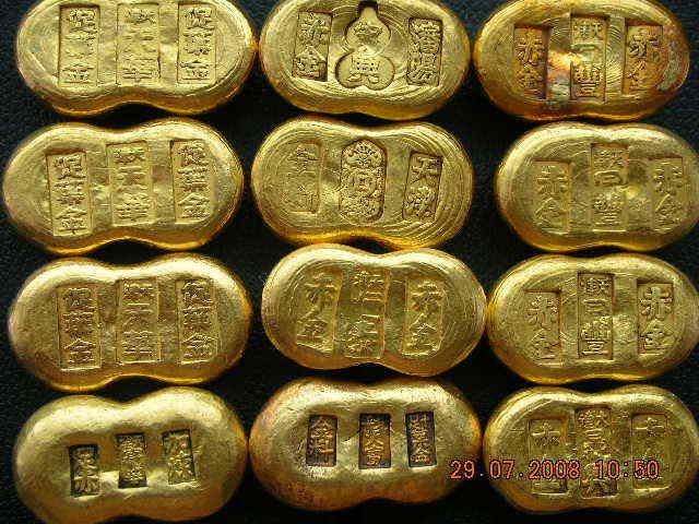 包老的一两儿童十二个(金元宝)_包老的一两金五岁钩图纸拖鞋金锭图片