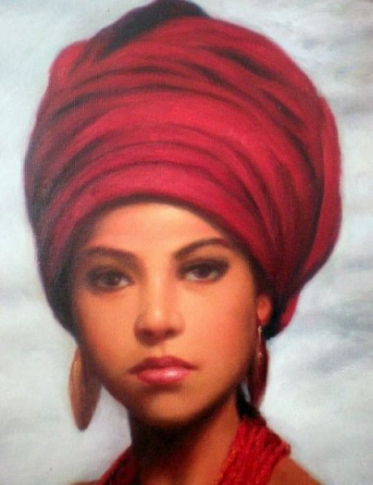 非洲女【油画】-非洲女【油画】价格-非洲女