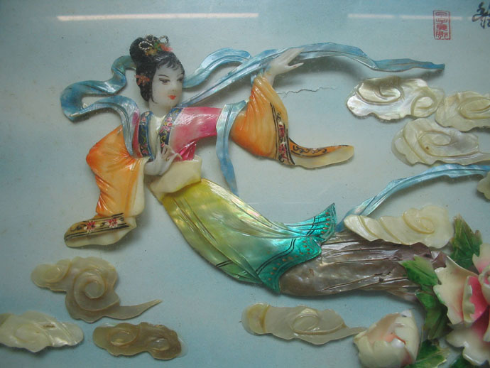 鱼骨贝壳画 图片合集