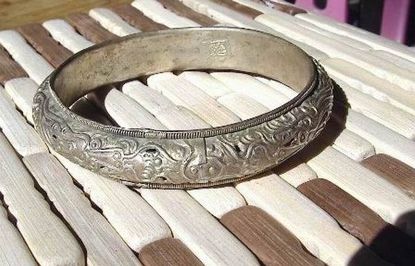 古老花银镯_古老花银镯价格_古老花银镯图片