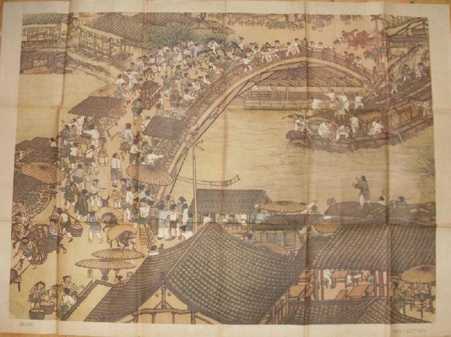 50年代挂图---淸明上河图