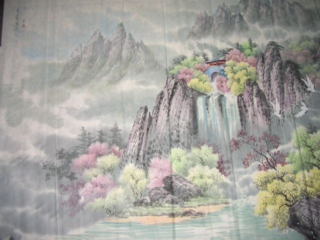 朝鲜七宝山风景画2