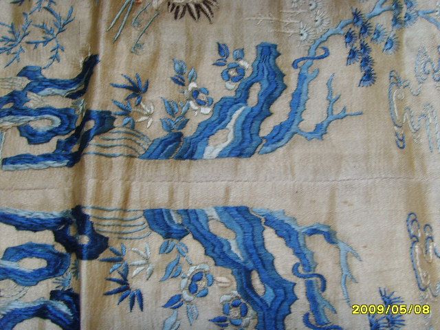 清仙鹤刺绣 包老清代_清仙鹤刺绣 包老清代价