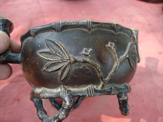 超低价出一个竹子纹铜香炉 _ 超低价出一个竹