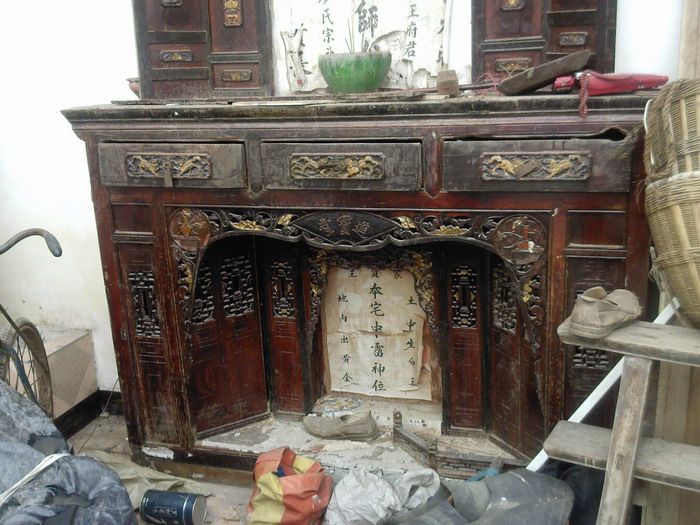 神龛图片,家庭龛效果图,现代龛图片_大山谷图库