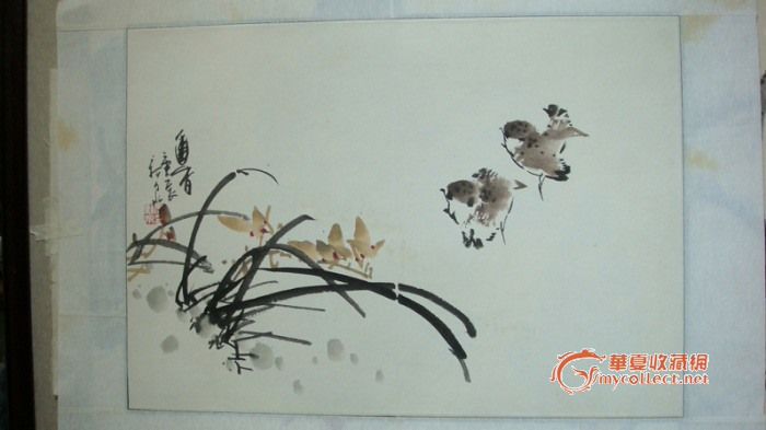 地摊 字画 其它 房新泉 花鸟  编号 jy636942 上传