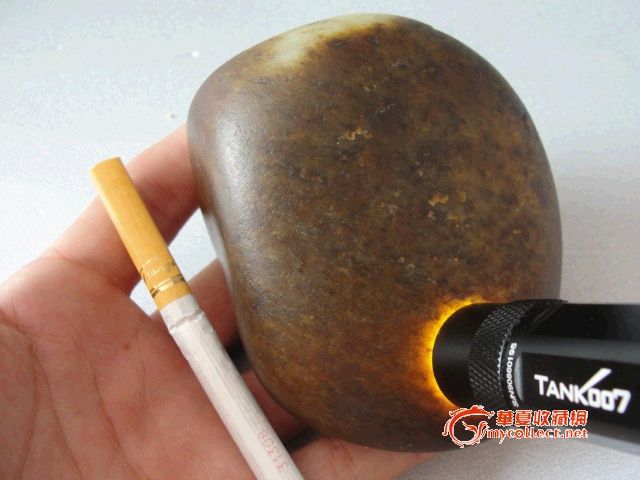 【震撼级 -新疆和田籽玉原石】 重 584.8克 -【