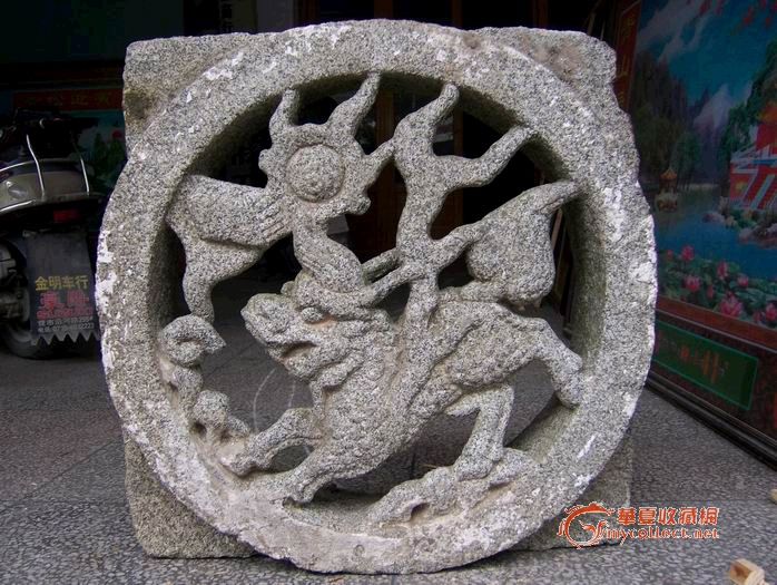 清代石雕麒麟_清代石雕麒麟价格_清代石雕麒