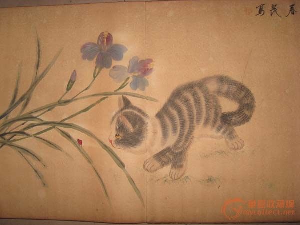 刚上手的手工画米春茂猫咪图_刚上手的手工画