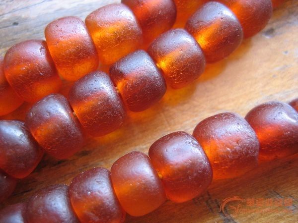 缅甸老琥珀佛珠108颗 _缅甸老琥珀佛珠108颗