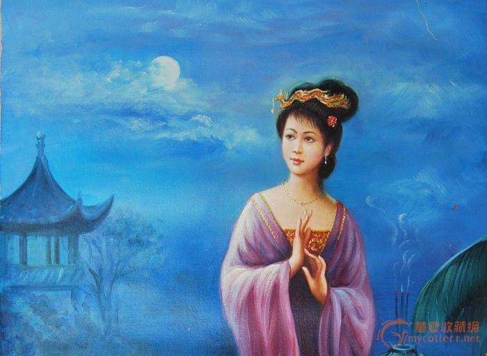 中国<em>古代</em>的<em>四大美人</em>之一《貂禅拜月》-中国古