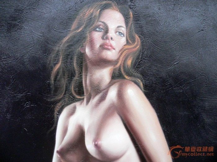 一张画布有做肌理特效的<em>人体</em>油画 _一张画布有