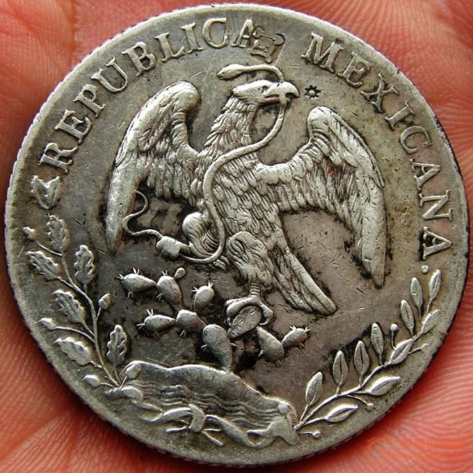包老的墨西哥鹰洋一枚(1894)_包老的墨西哥鹰