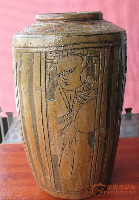 不老赔双倍,一个马口窑的四系提手的酒壶_不老