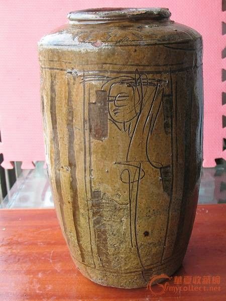 不老赔双倍,一个马口窑的四系提手的酒壶_不老