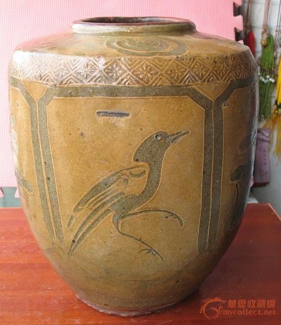 不老赔双倍,一个马口窑福字大罐_不老赔双倍,