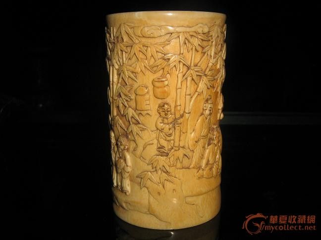 象下牙笔筒_象下牙笔筒价格_象下牙笔筒图片