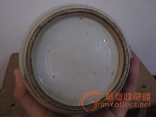 民窑清中 人物罐