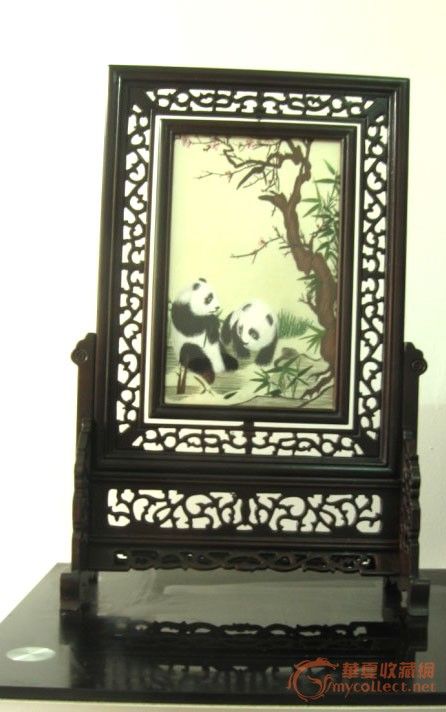 红木镶嵌丝绣大摆件-红木镶嵌丝绣大摆件价格