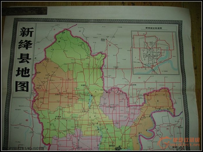 地图【山西新绛县地图】两张一起走
