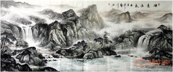 李艺泽·八尺山水-李艺泽·八尺山水价格-李艺