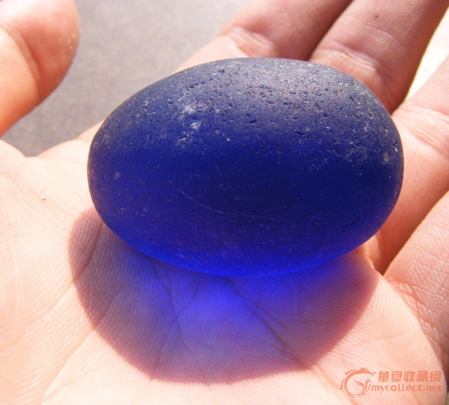 杭州工地挖瓷片出土的至少清代以上的全蓝宝石