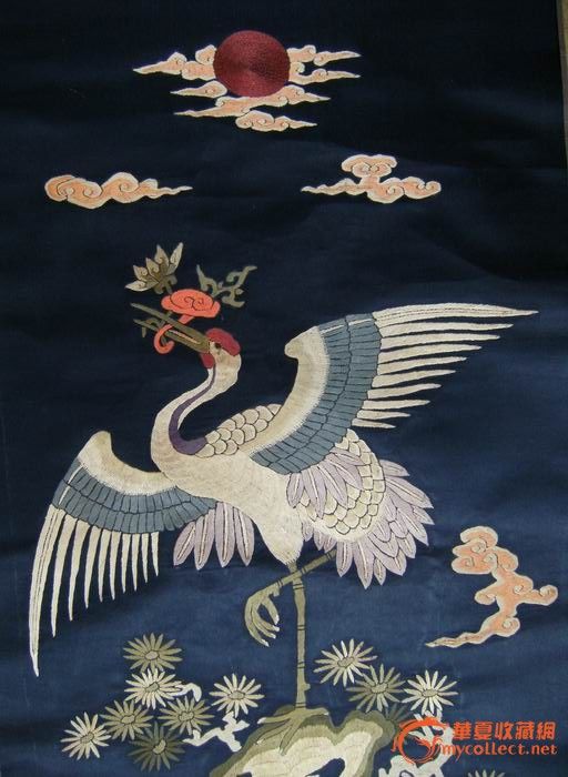 清*刺绣当朝一品仙鹤图(收藏级)_清*刺绣当朝一品仙鹤图(收藏级)价格_清*刺绣当朝一品仙鹤图(收藏级)图片_来自藏友易初红莲_织锦_地摊交易_华夏收藏网 cang.com