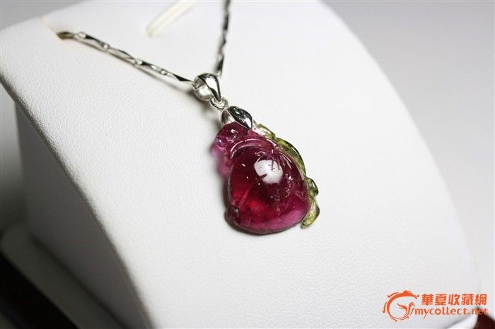 西瓜碧玺坠_西瓜碧玺坠价格_西瓜碧玺坠图片