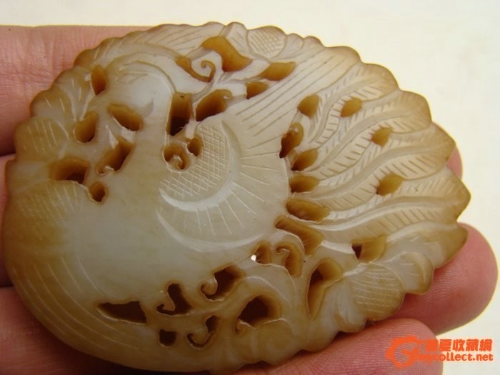 清代老和田玉(玉凤凰)