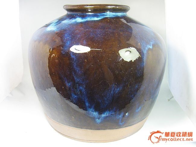 釉色相当漂亮的超大号紫砂紫金釉大罐_釉色相当漂亮的超大号紫砂紫金釉大罐价格_釉色相当漂亮的超大号紫砂紫金釉大罐图片_来自藏友千年沧桑_瓷器_地摊交易_华夏收藏网 cang.com