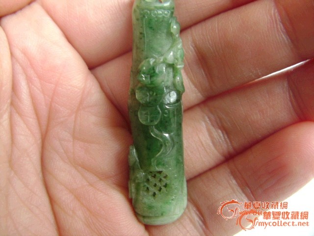 独玉玉柱 _独玉玉柱 价格_独玉玉柱 图片_来自藏友天高任鸟飞_玉器_地