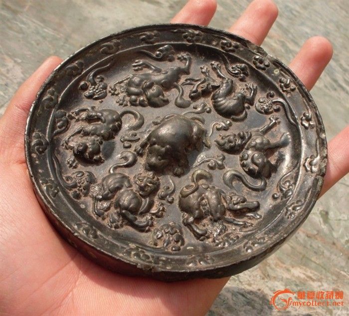 --唐兽铜镜--精品件_--唐兽铜镜--精品件价格_--