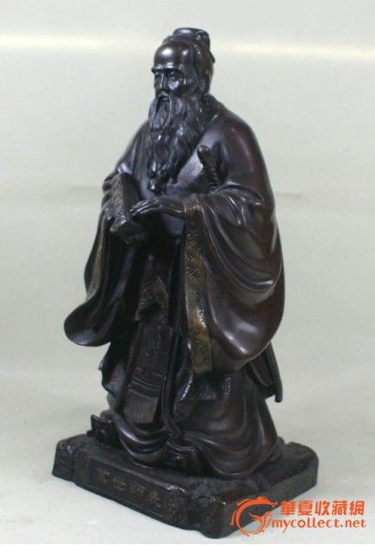 万事师表 儒家学派 孔丘 孔子像 _ 万事师表 儒