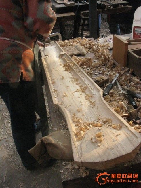 转老杉木纯手工制作古琴 音色、工艺极佳当面