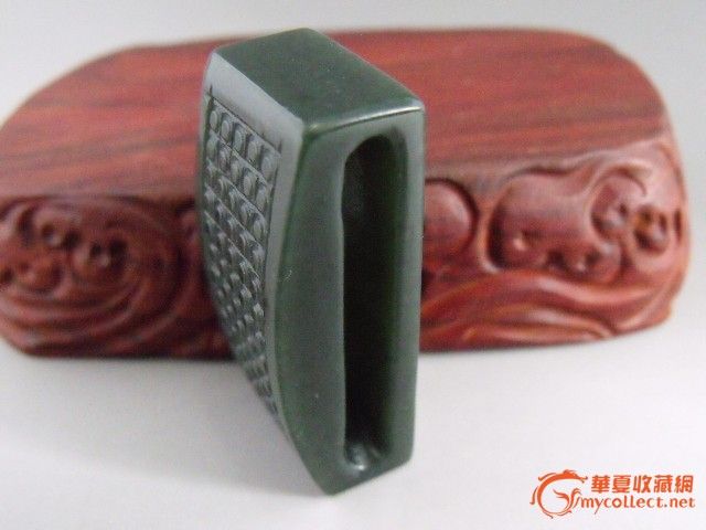 新疆和田玉青玉 皮带扣 吉祥寓意 满天星 腰扣