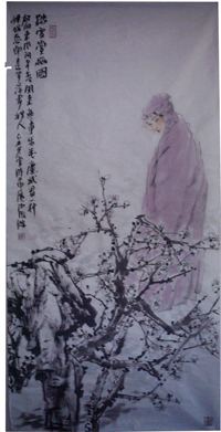 沙俊杰四尺人物国画转让