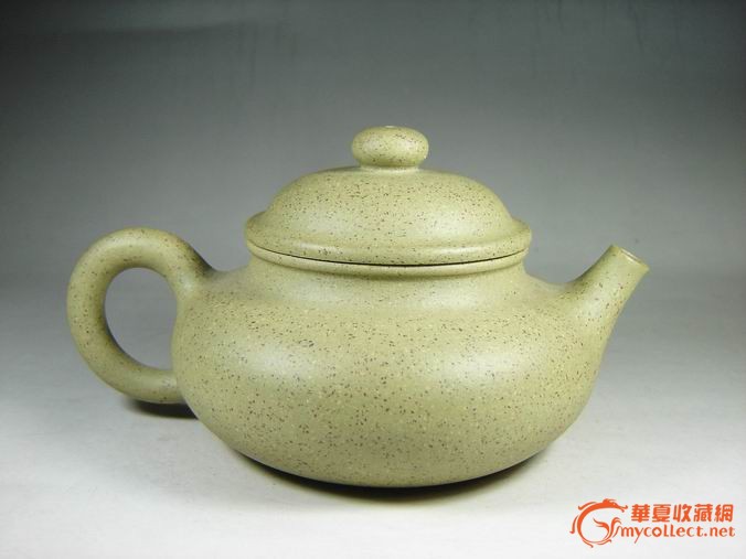 早期紫砂一厂精品紫砂壶*绝版本山绿泥*200cc容天壶*特价