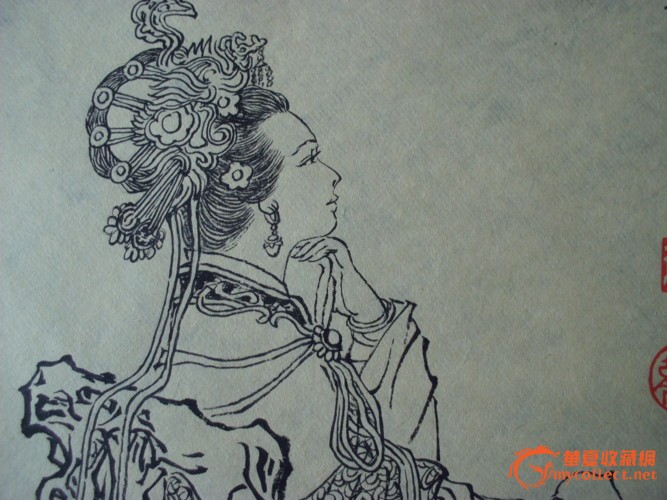 王纯石:工笔线描红楼人物!