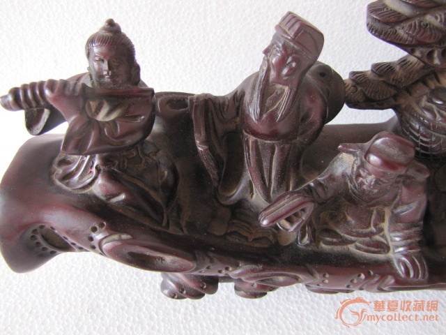 红木雕刻【八仙过海】摆件
