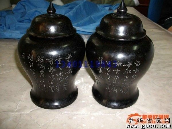 老铜炉 紫铜点金 方形香炉 口长12CM _老铜炉