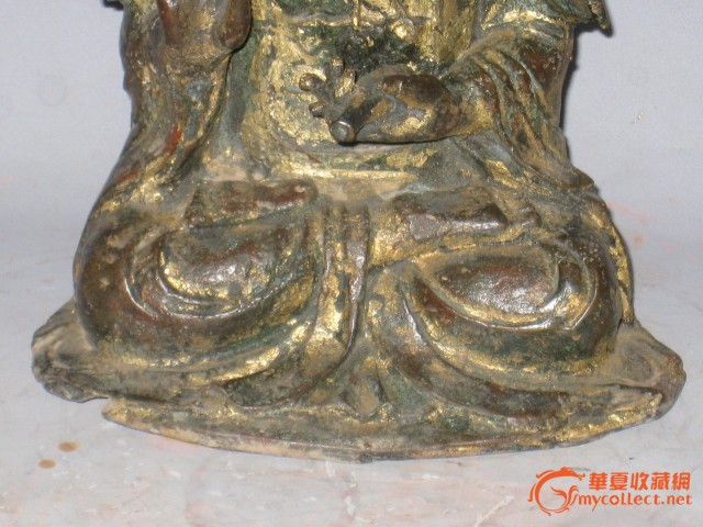 明代泥金佛像