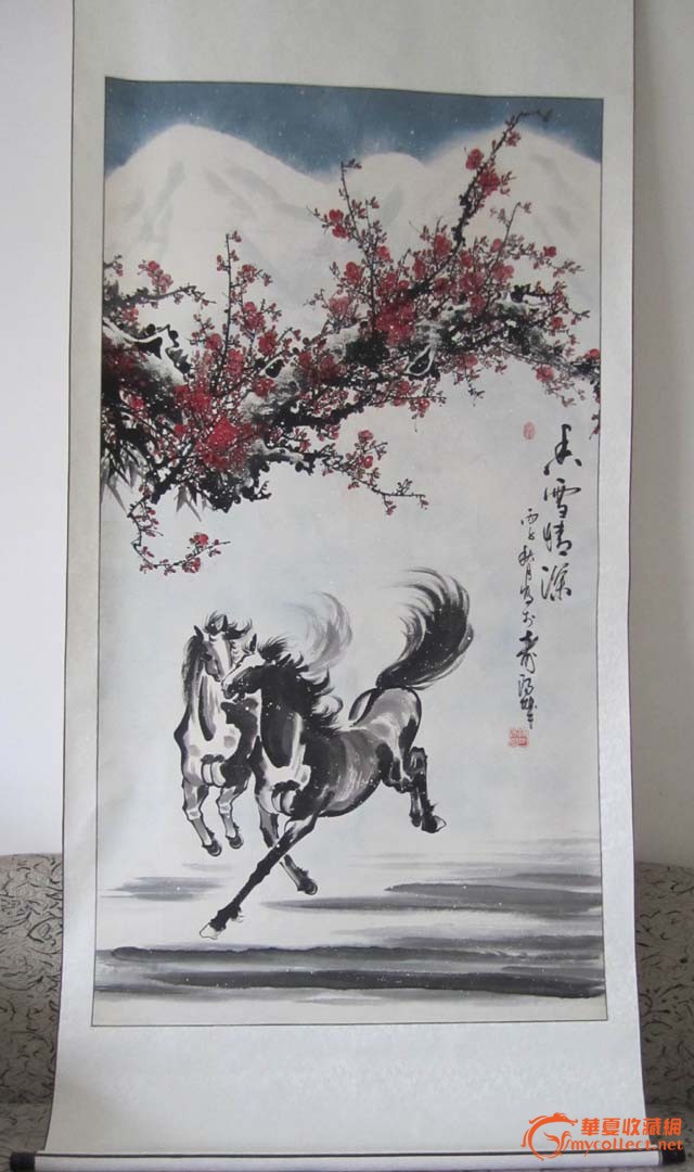 著名画家陈天明《香雪情深》