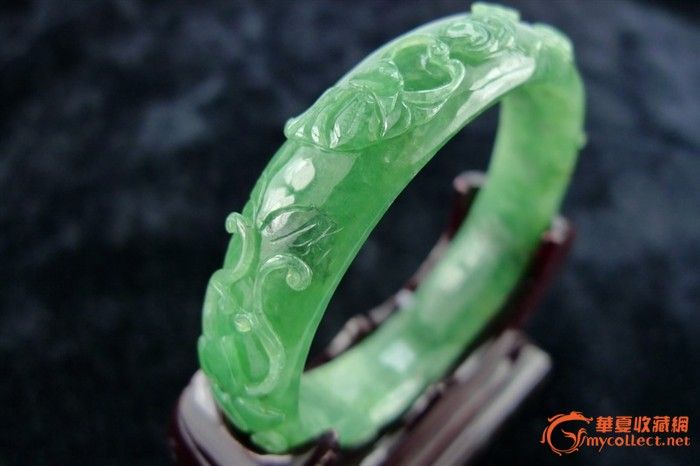 老冰种起萤光满正阳绿观音赐福翡翠A货送证书